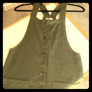 Olive green juniors size small dress